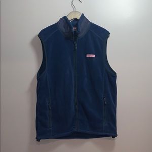 Men’s Navy Vineyard Vines Fleece Vest